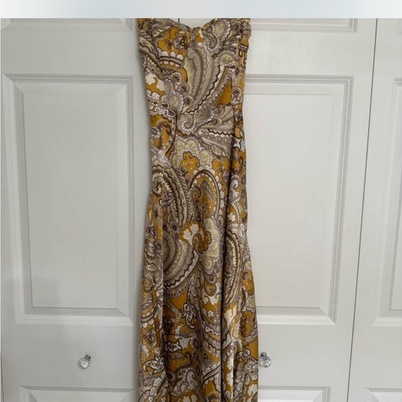 Forever 21 Paisley Maxi Dress in Mustard and Cream - Picture 3 of 4